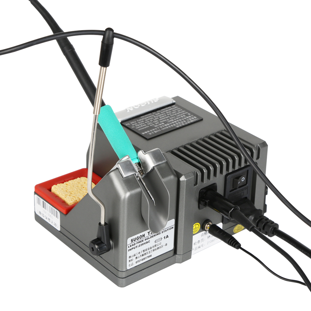 Factory Direct Supply SUGON T26D Smd Hot Air Soldering Station Latest Bga Rework Solder Station Electric Soldering Iron