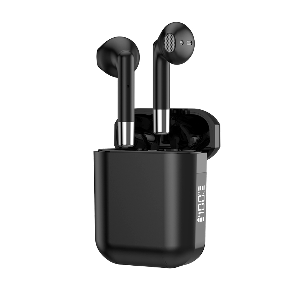 Розовый Auriculares Bluetooth громкой связи Bluetooth гарнитура наушники-вкладыши TWS с оригинал башмачки невидимки с warless наушников типа C Bluetooth LED беспроводные наушники