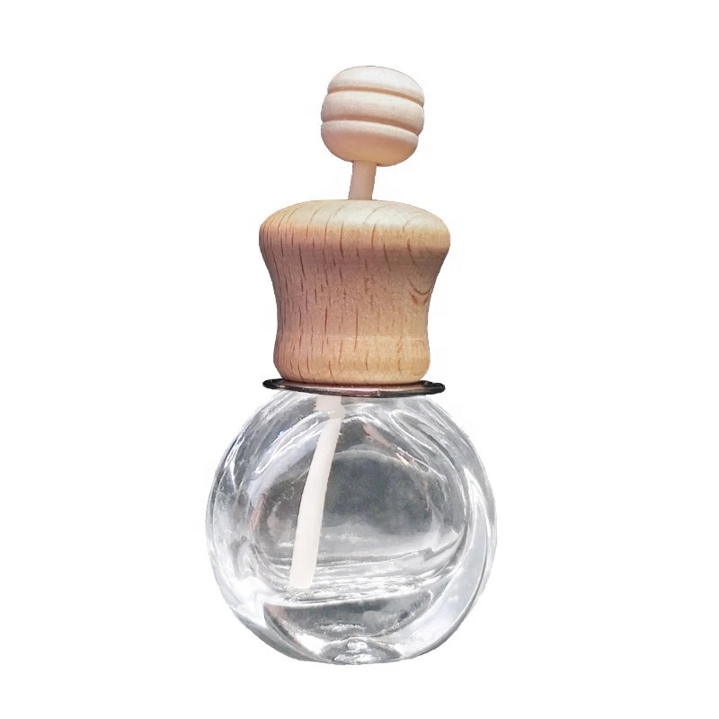 Air Freshener Car Perfume Clip Luxury Fragrance Empty Glass Bottle Perfume For Essential Oils Diffuser Vent Outlet Ornament