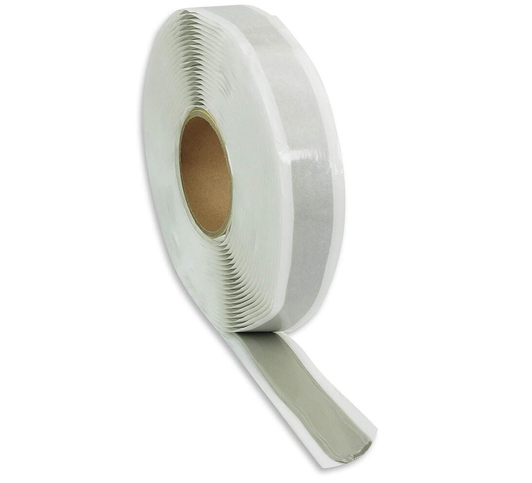 Бутиловая уплотнительная лента RV Putty Tape, резиновый герметик, 1/8 дюйма x 3/4 дюйма x 30 футов, герметичная бутальная лента для ремонта RV