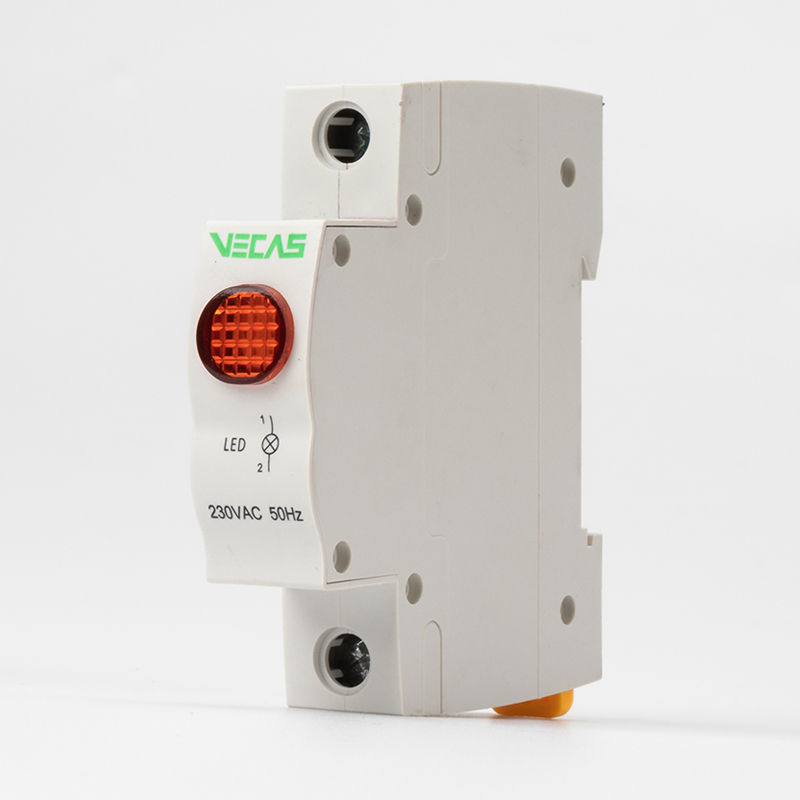 Vecas Высокое качество линии на включение/выключение индикатора AC230V красный зеленый желтый триколор 220V Прозрачный LED три цвета индикатор сигнала тревоги