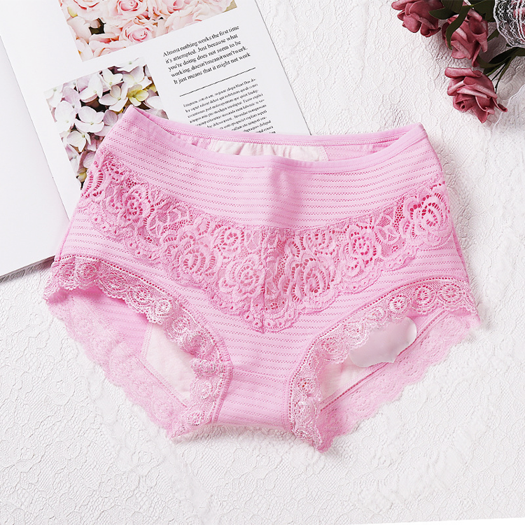 Absorbent protective abdominal physiological underwear anti-side leakage constraint sanitary pants menstrual nylon menstrual