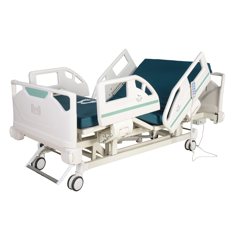 Factory sales high end Movable Adjustable medical icu beds 5 function electric hospital bed
