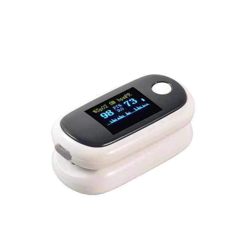 Stock Rechargeable Oximeters Portable 2 Color OLED Display Fingertip Pulse Oximeters SPO2 Monitor Blood Oxygen Oximeters LK87