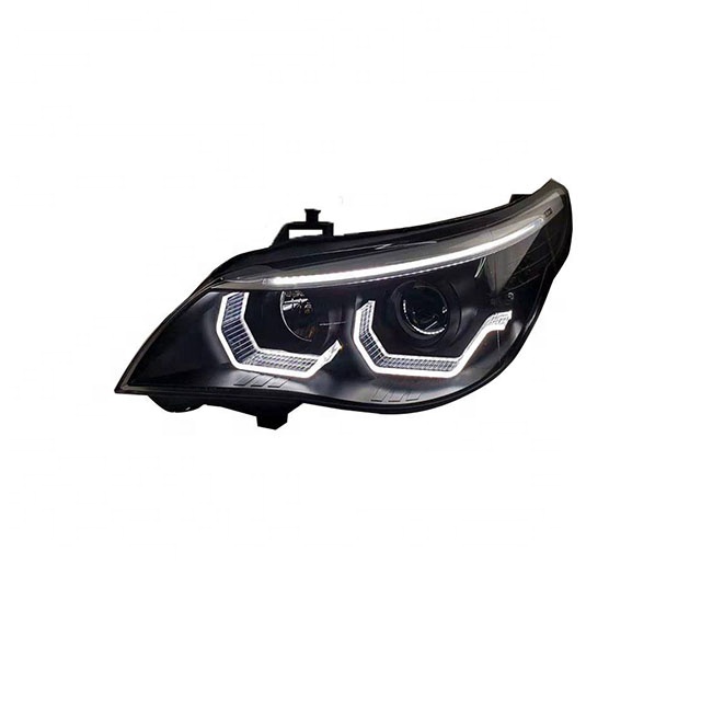 Фары головного света для Bmw E60/e61 2003-2010, модифицированные ксеноновые автомобильные фары в сборе, автомобильные фары