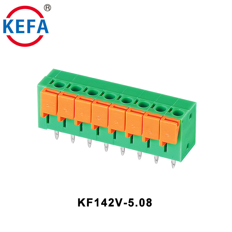 KF142V-5.08 PCB пружина 5,08 мм Шаг Pcb Клеммная колодка соединитель провода