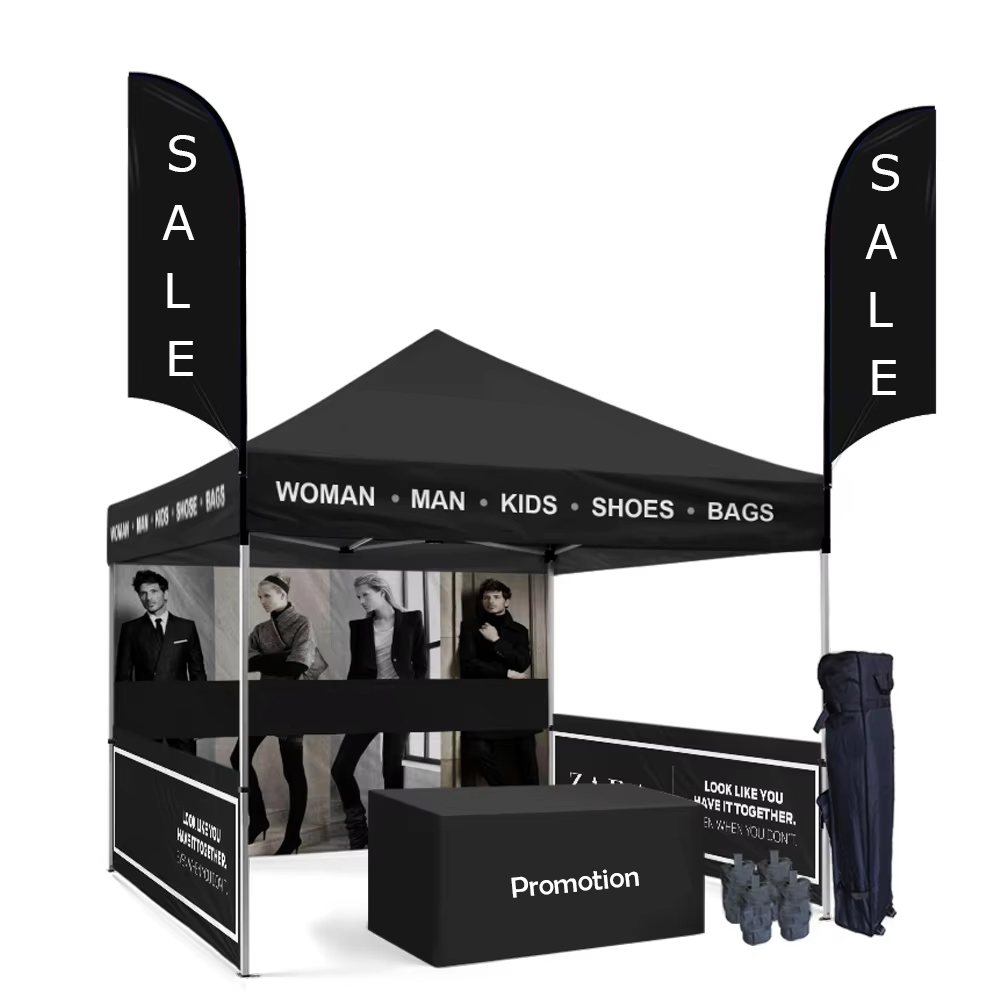 10X10 Custom Steel Canopy Tent Advertising Pop Up Tents For Trade Show Display Events Outdoor