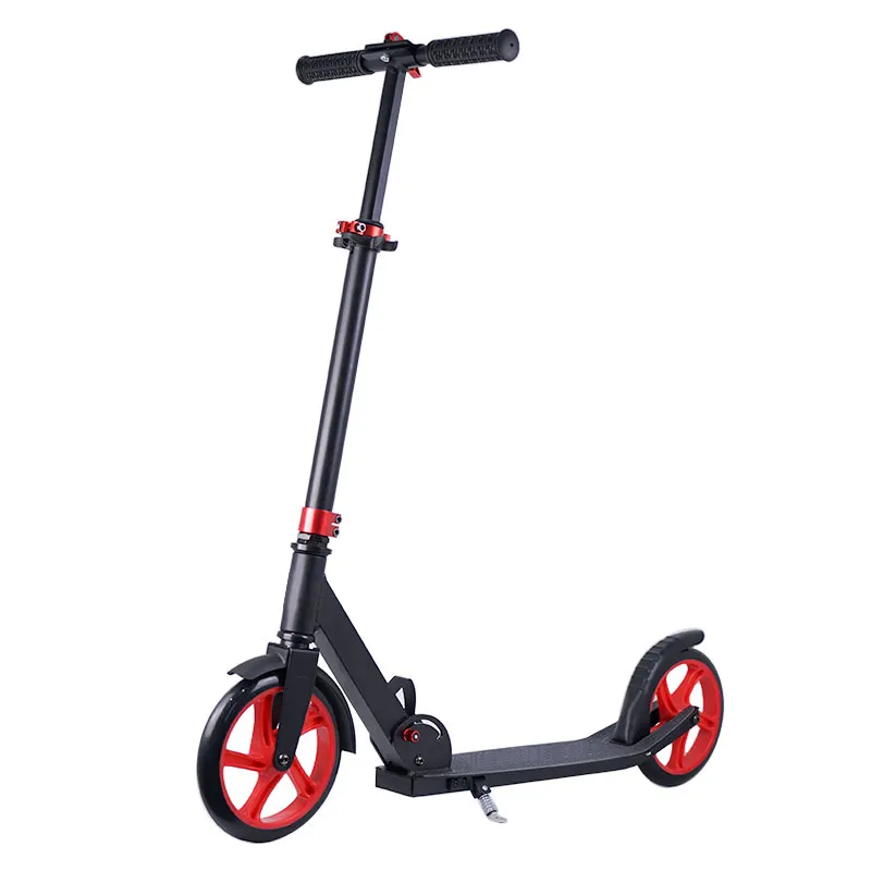 High quality adult urban foldable kick scooter with rubber grips