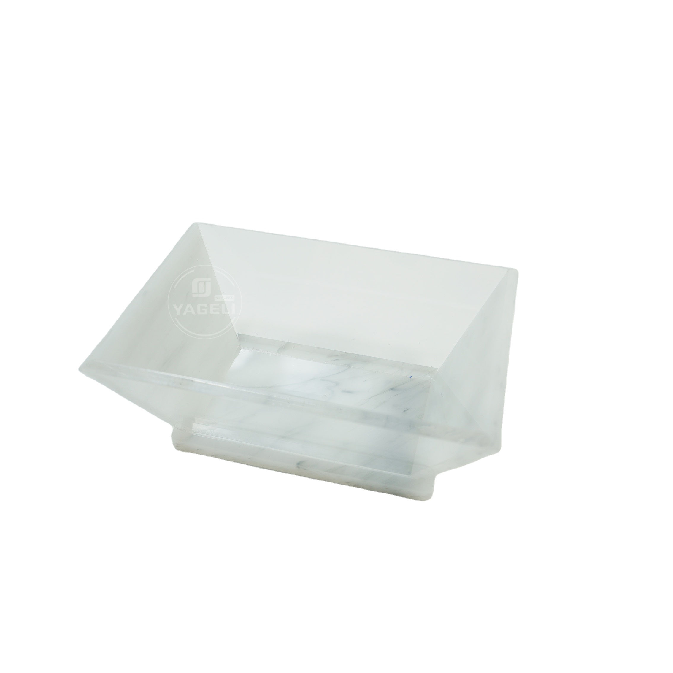 Factory Customized Marble hot-selling trapezoidal salad bowl for restaurant or home