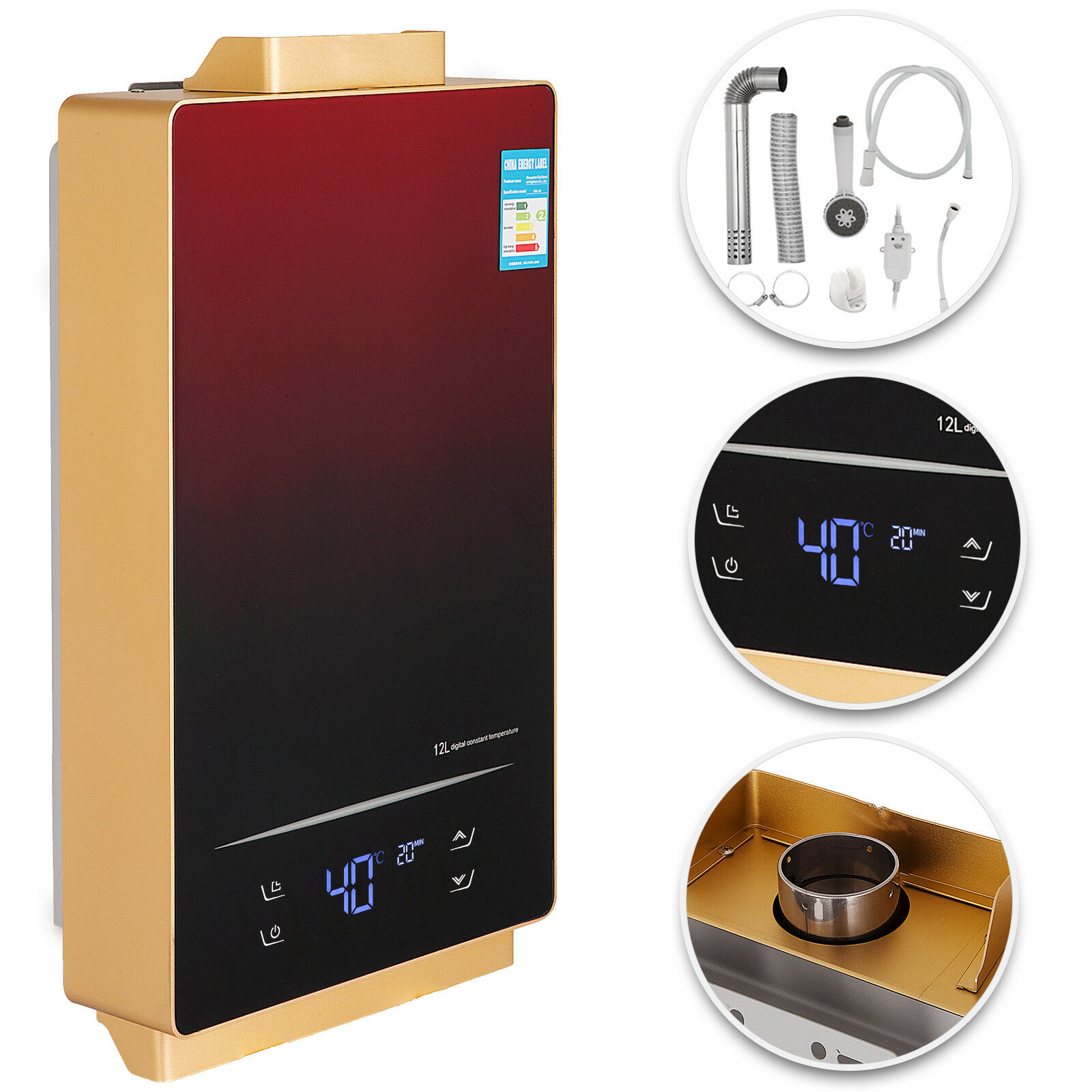 PEIXU High Quality LPG 18L Gas Water Heaters water heater gas liquid propane gas water heater