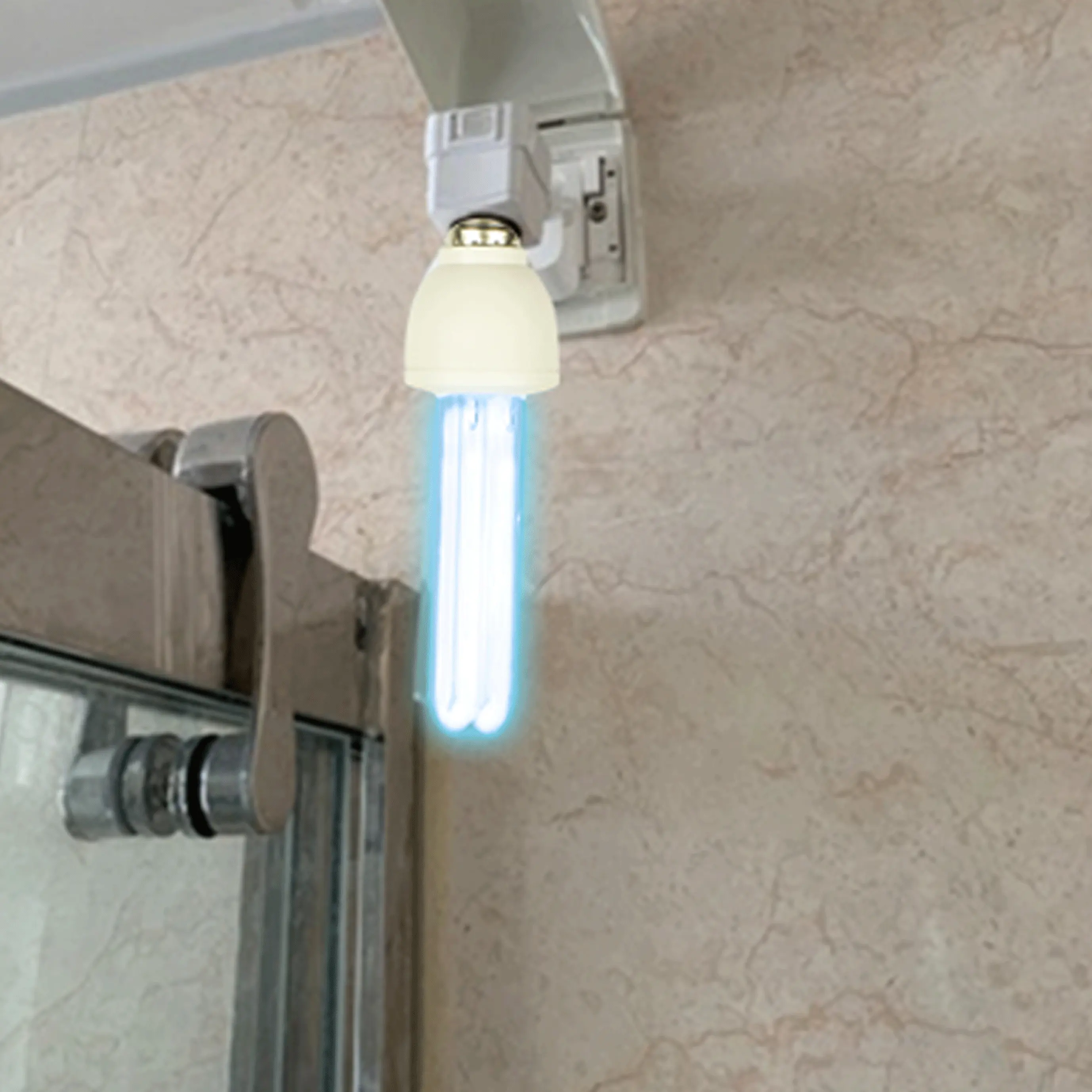 YUQI Newest Self-ballast UV Lamp UV-C Light Bulb E27 / E26 Disinfection Hospital School Office Shop Uvc Bulb 254nm