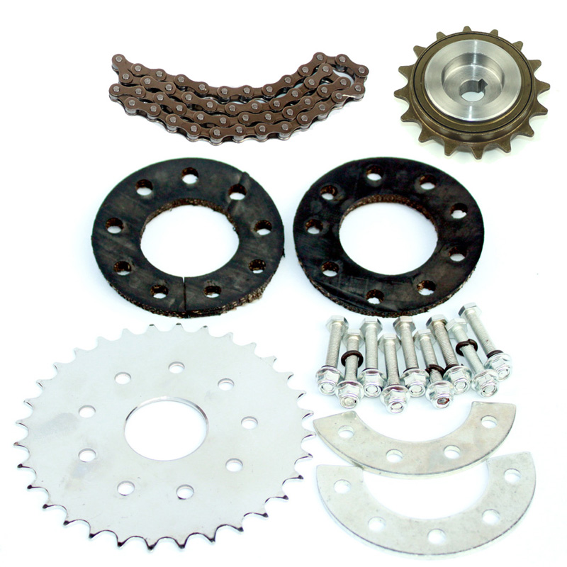 Bicycle Spoke Chain Wheel Bike Rear Wheel 32T Sprocket For Our Left Drive Motor Kit 16T Freewheel With Adapter For Motor MY1016Z