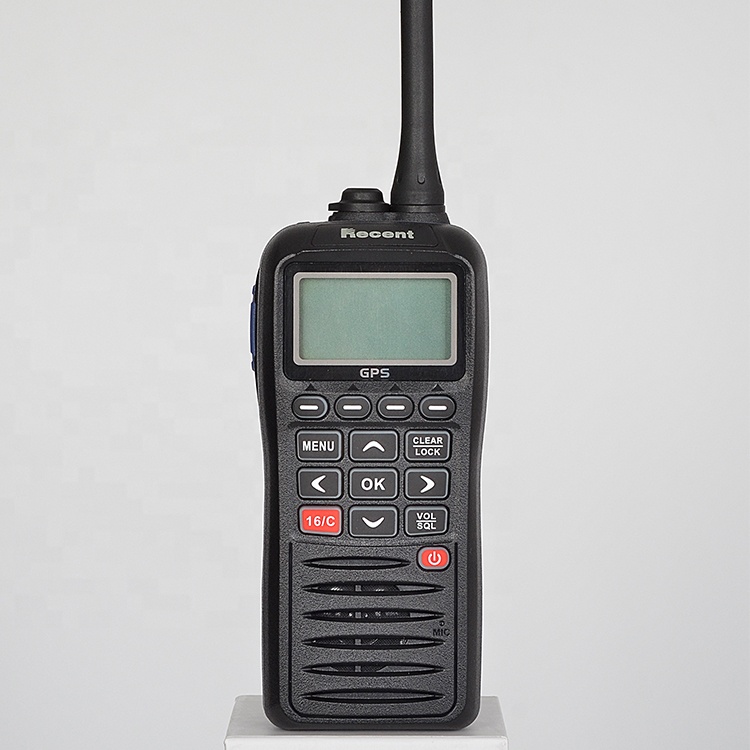 IPX7 водонепроницаемый VHF Морской Портативный радиоприемник с DSC и GPS, совместим с Sea vhf mobile Radio