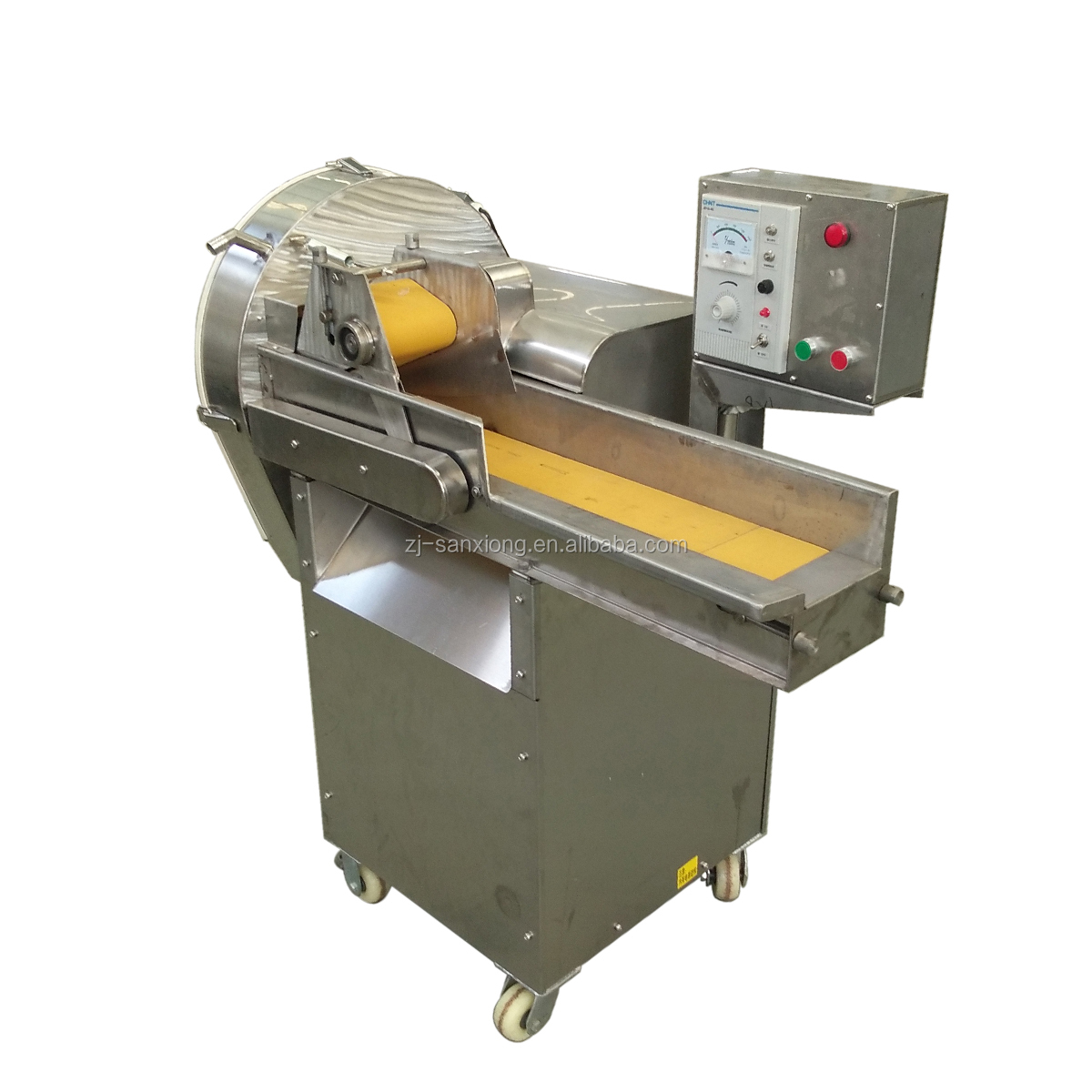Sanshon Vegetable and Fruit Cutter Machine for Cutting Many Kinds of Vegetable and Fruit Slice Dice Cutter Industrial One Person