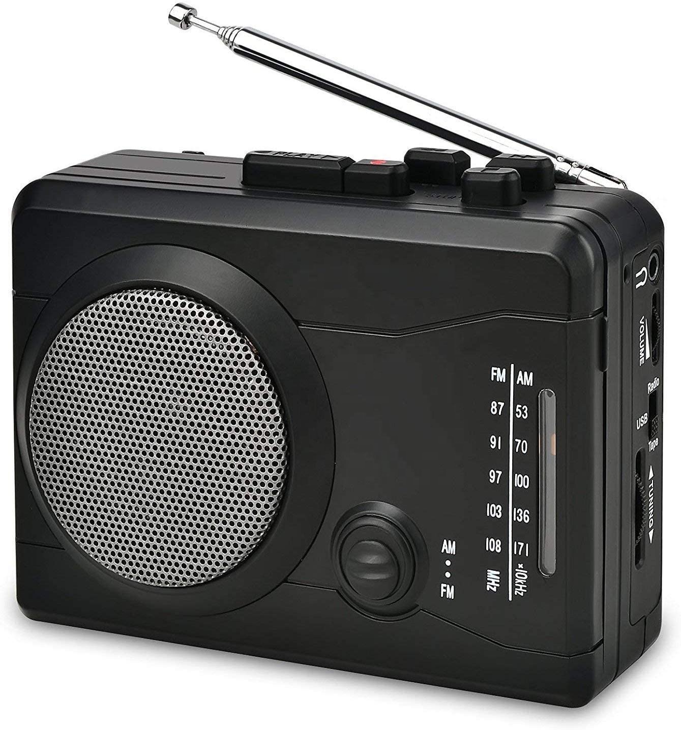 Кассетный рекордер Walkman, встроенный динамик, встроенный микрофон, запись голоса, запись FM/AM на ПК кассеты, MP3 конвертер, мобильный телефон