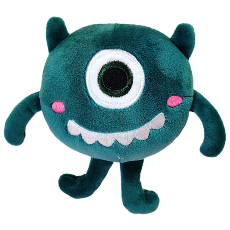 One-eyed monster monster bag key chain pendant plush toy big-eyed monster action figure doll