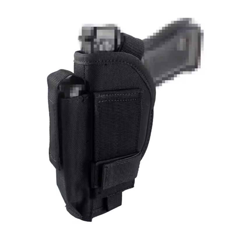 Tactical Gun Holster Belt Concealed Carry Waist Magazine Bag Quick Pull Holster