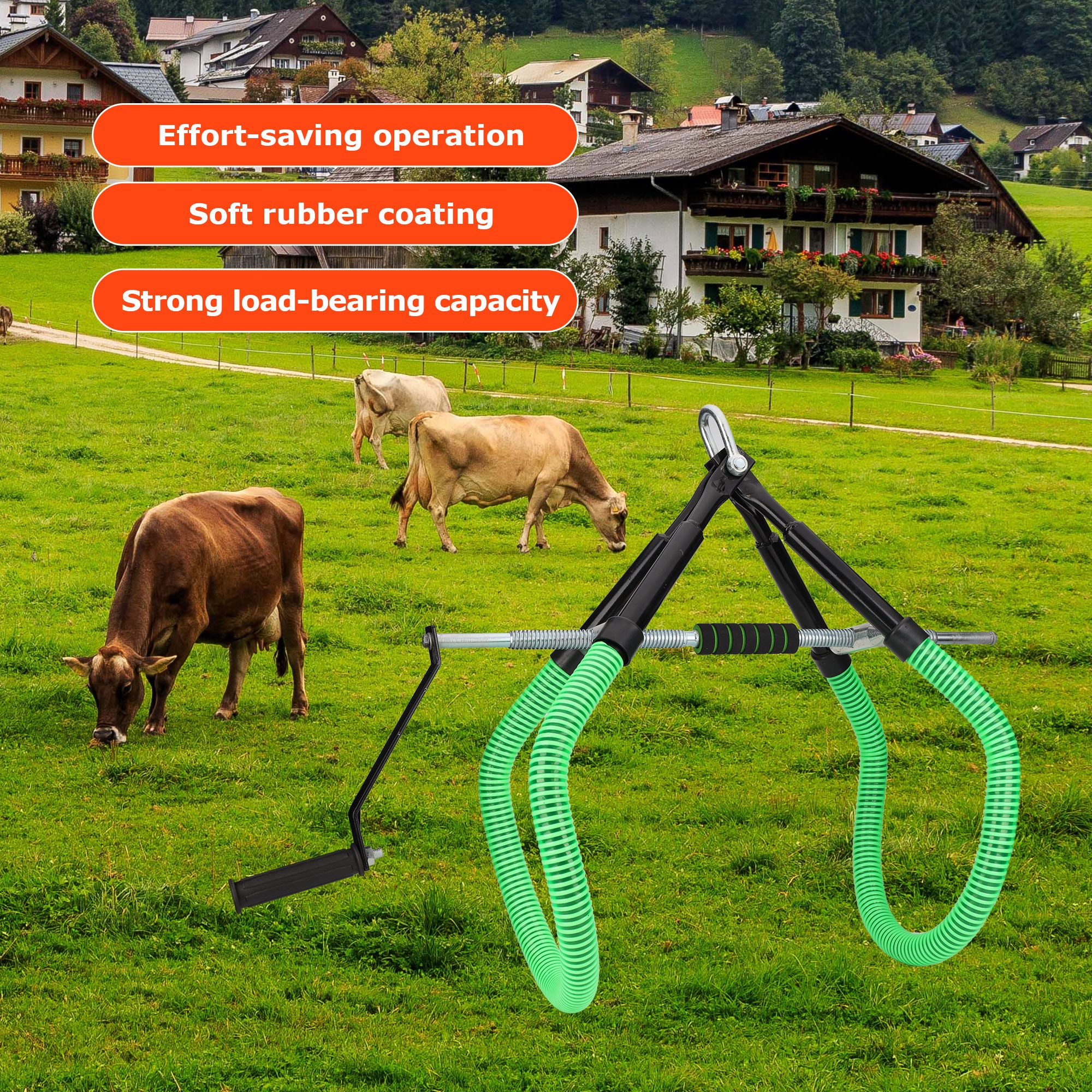 Livestock equipment tool cow hip lifter cattle lifting device Cattle Lifting Rack - Cow Auxiliary Standing Device for Cattle