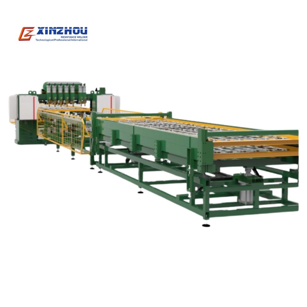 Gantry Type Wire On Tube Condenser Automatic Welding Making Machine