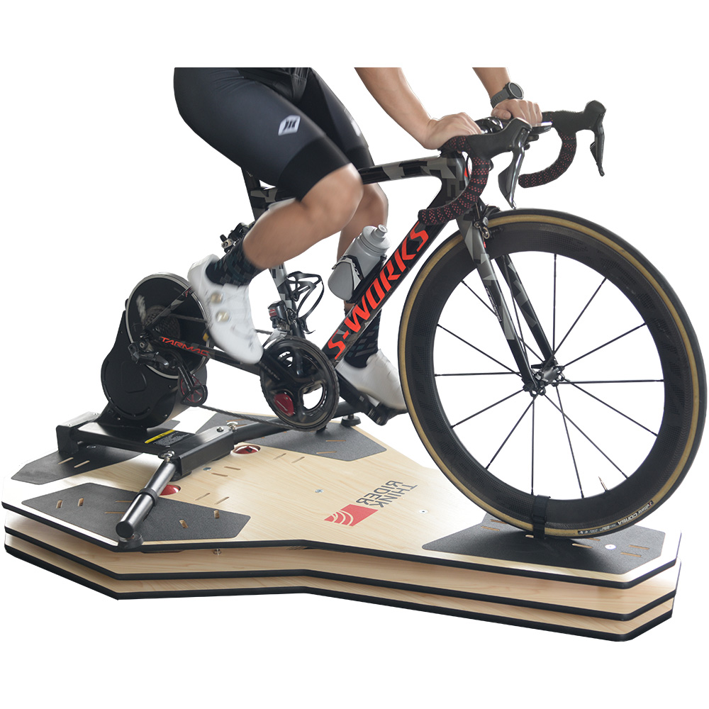 ThinkRider 3 Generation Indoor Bike Trainer Rocker Plate Cycling Rocker Board with 4 Directions Rocking Board