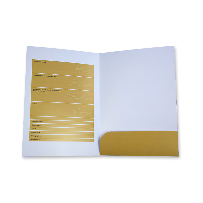 A4 Folder with Flap for Files Holder Presentation Folder Kraft Paper 100% Recycled Brown Two Pocket Design