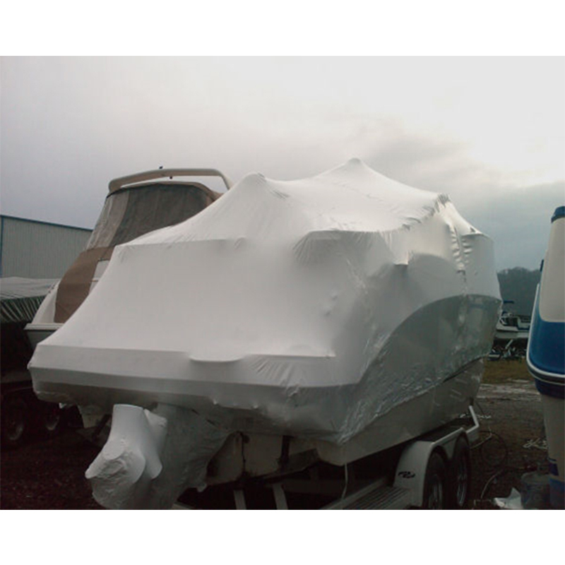 milky white shrink wrap film