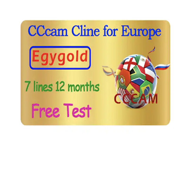 Новый Egygold Cccam Clines для Европы, Poland, Испания, Oscam, Германия, 7 линий для спутникового ТВ-приемника