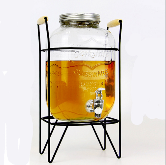 5 8 L beverage jar drinks glass wine bottle