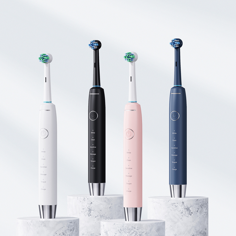 Электрическая зубная щетка Oral Care Sonic, вращающаяся на 360 градусов, с зарядкой от постоянного тока, дешевая, с логотипом OEM, с УФ-чехлом