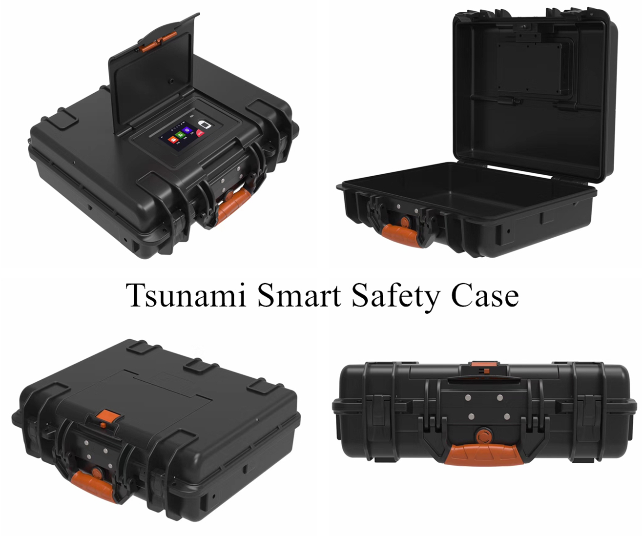 Hard Carrying Electronic Lock Fireproof Gun Safe Money Box With key Lock for Home
