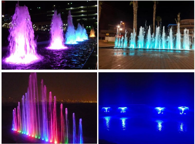 IP68 RGB подводный светодиодный прожектор для фонтана пруда бассейна ландшафтного освещения 316L SS 18W 24V