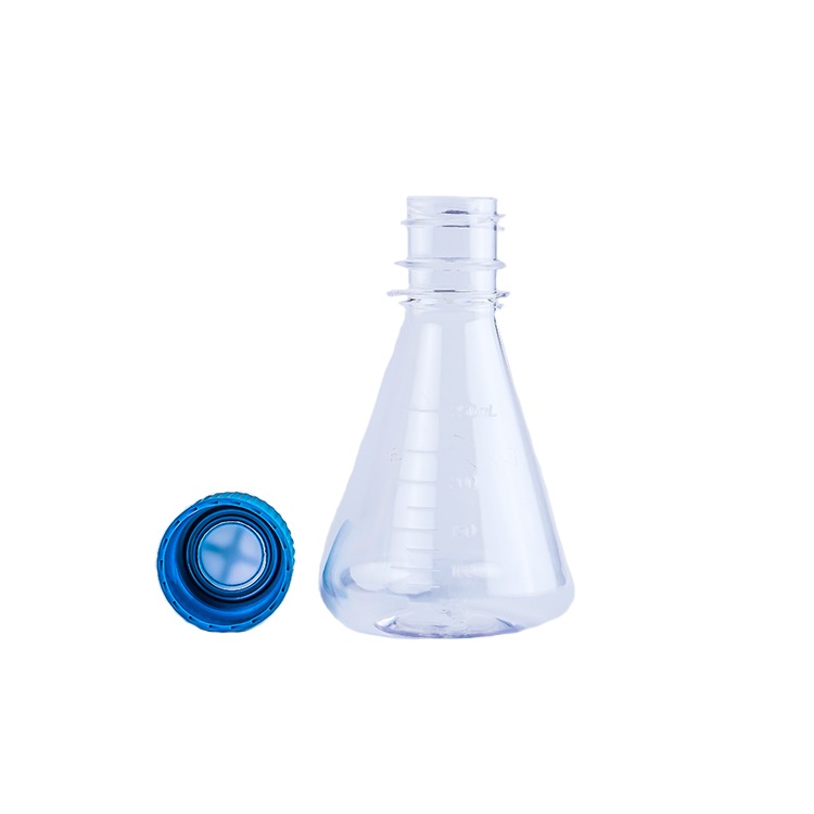 Erlenmeyer фляга 1000 мл Uuses конической фляги в лаборатории пластиковые Erlenmeyer фляга