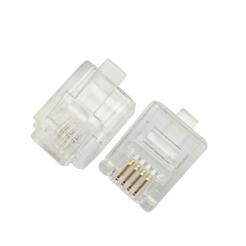 RJ11/12 connector 6P4C connector 6P4C plug
