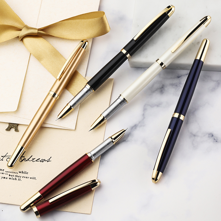 Jinhao Fountain Pen 606 Office Business Signature Writing Extra-fine Ink Pen