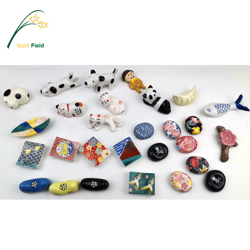 Милое украшение lucky cat fresh fish ceramic c палочка для еды