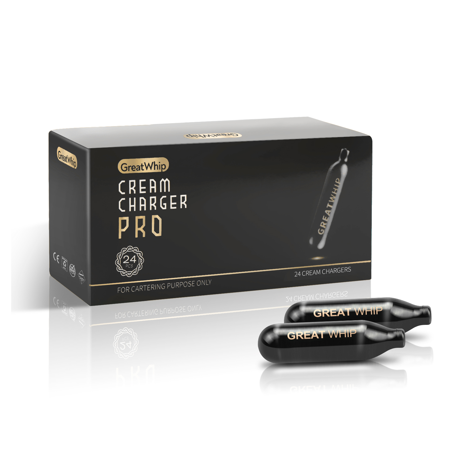 Зарядное устройство GreatWhip Cream 8 г, картриджи из оксида азота