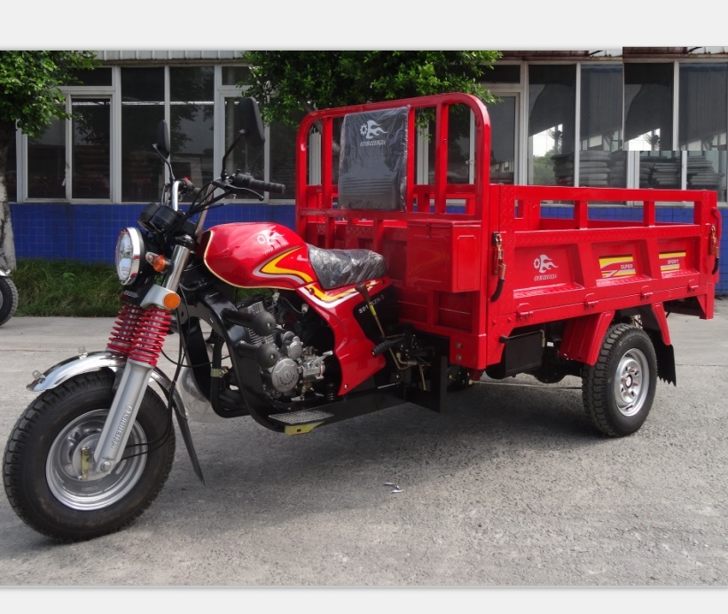 Трехколесный мотоцикл 250CC грузовой мотоцикл грузовик с большими колесами, способный преодолевать Броды для взрослых с другими трициклы для грузовиков 3-трицикл трехколесный грузовой погрузчик