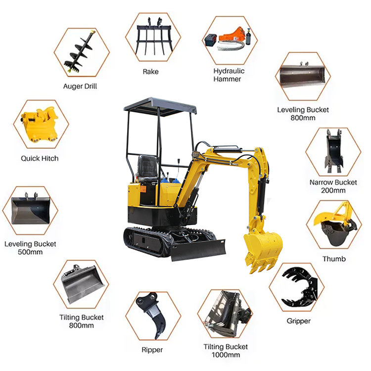 Гидравлический насос, поворотный механизм Yanmar, мини-экскаватор Ht10 для домашнего использования