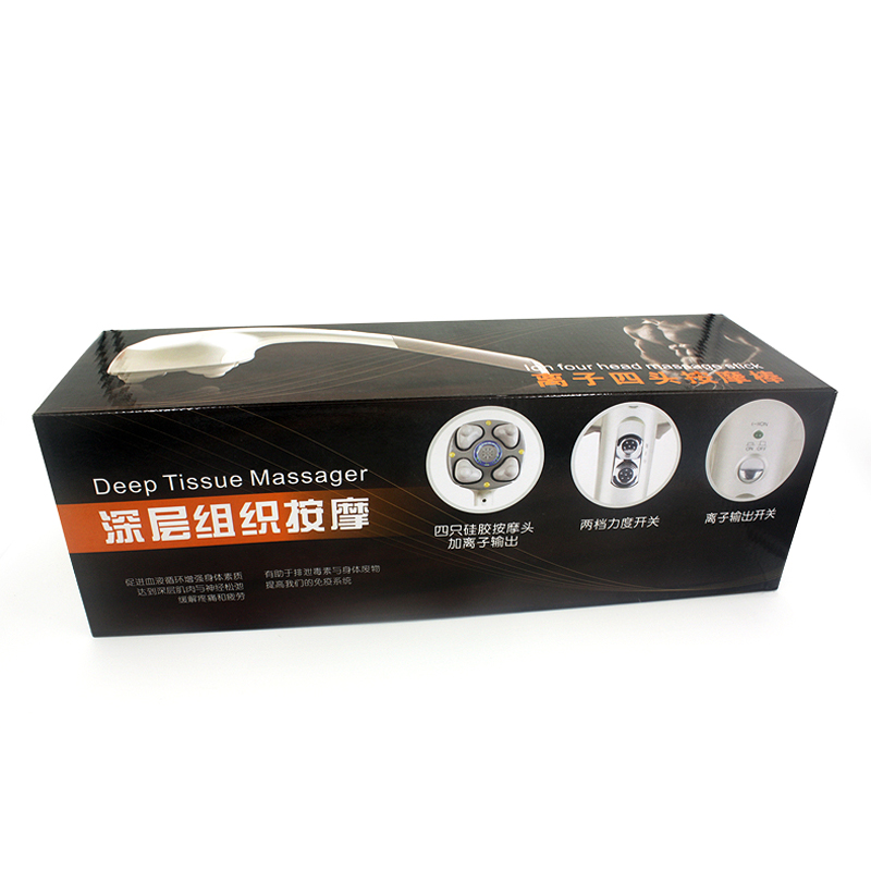 China Supplier Manual Infrared Handheld Massage Hammer With Two Massage Heads
