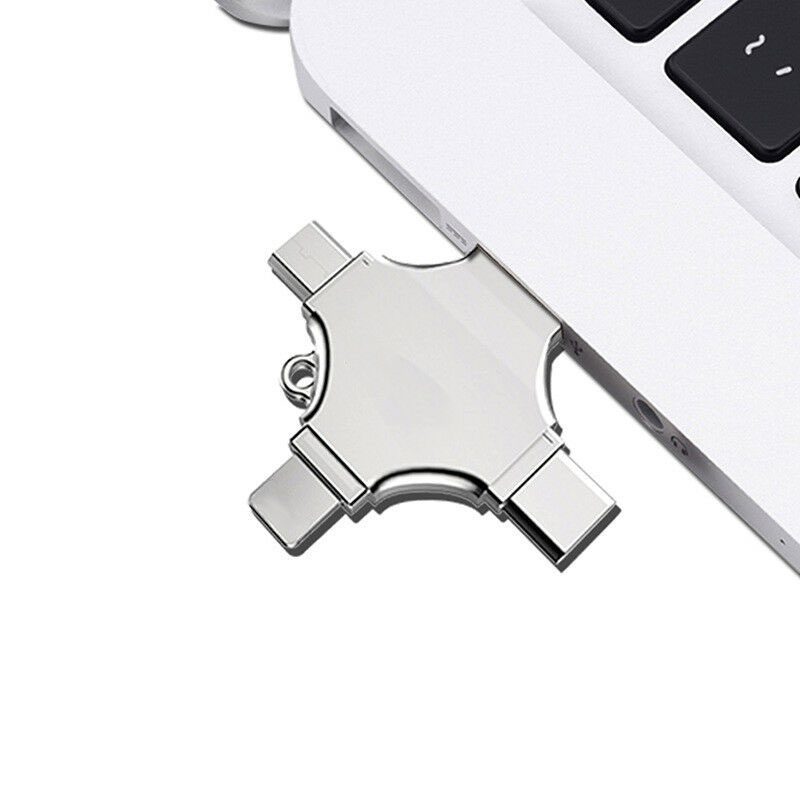 Металлический Высокоскоростной Otg 4 в 1 Usb-флеш-накопитель Gitra Factory, флеш-накопитель 3,0, 16 ГБ, 32 ГБ, 64 ГБ для телефона