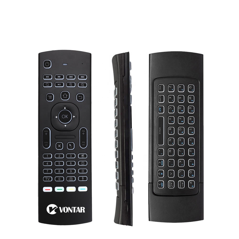 2019 заводская цена MX3-L 2,4 г воздушная мышь с подсветкой BT клавиатура для smart tv Китай соматосенсорный пульт дистанционного управления