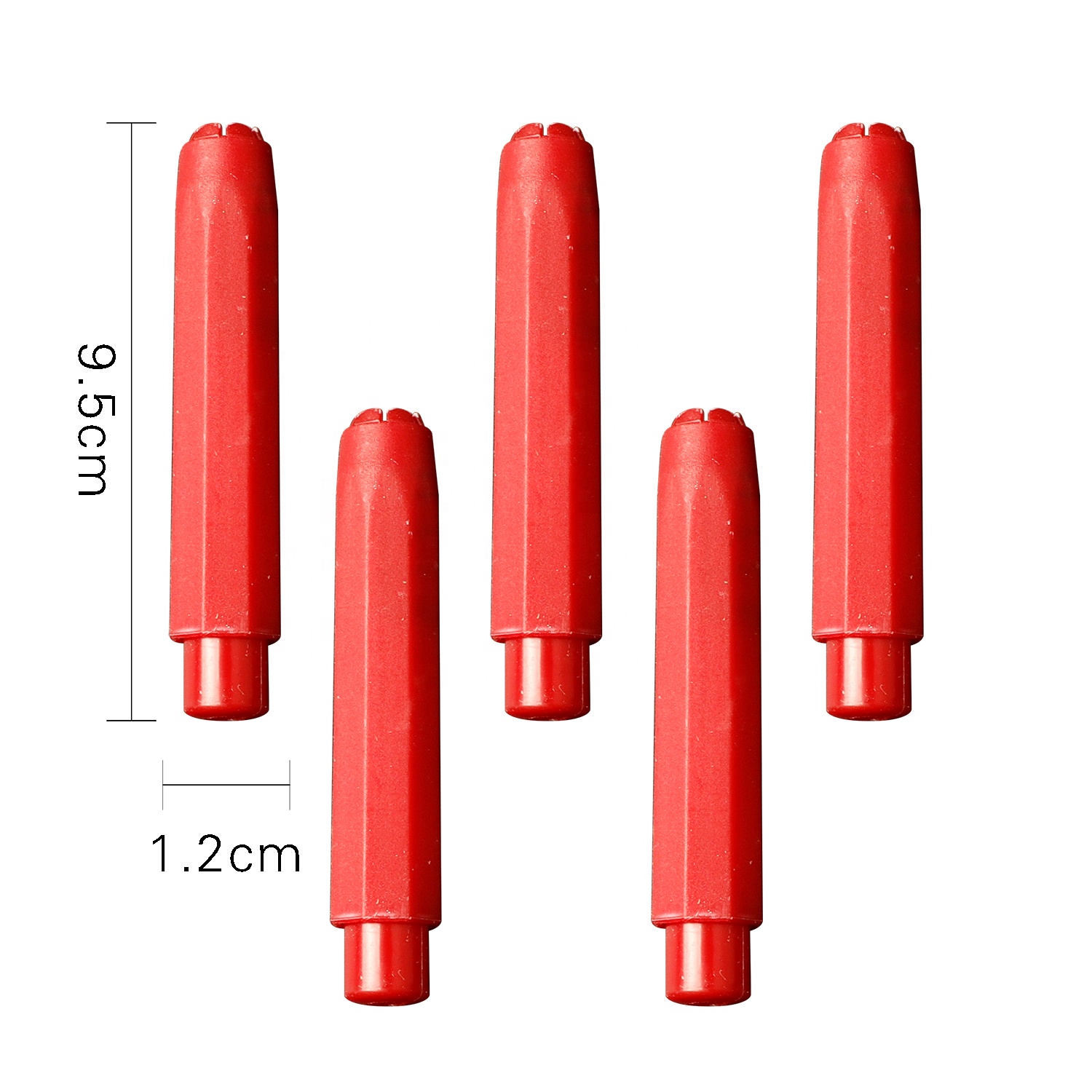 27003 12pcs White sidewalk Chalk and Plastic Chalk clip Holder set for Blackboard writing