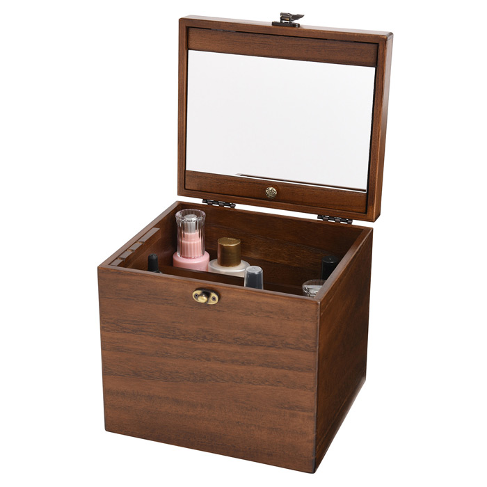 Factory Direct Homemade Classy Heart Shaped Makeup Organizer Makeup Box With Drawers