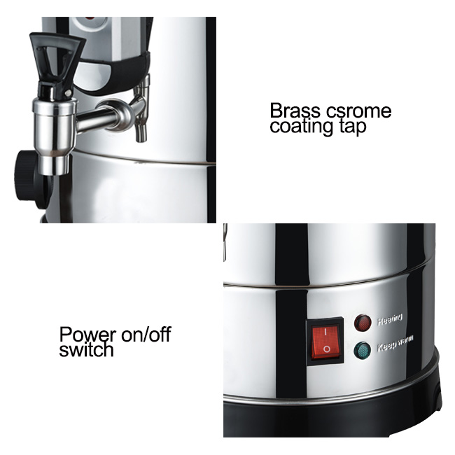 6-35L catering stainless steel water boiler water urn CE CB