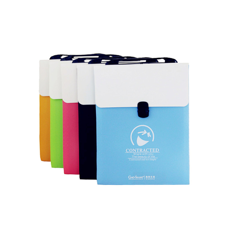Custom Fancy Color Printing File Pockets Document Packaging File Folder Bag