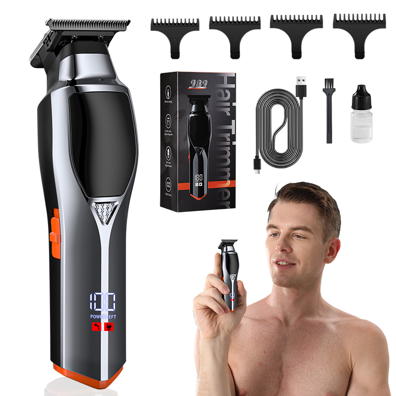 Suttik 989 Facial Hair trimmer 2 in 1 Professional Hair Clippers and Trimmers 7800rpm Strong Power 2000mAh Type-C Rechargeable