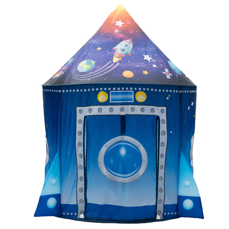 Игровая палатка Rocket Ship, игровой домик, уникальный дизайн пространства и планеты для использования внутри и вне помещения, Необычные игры и подарок