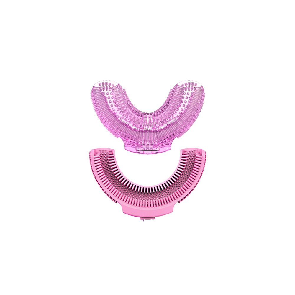 Children's toothbrush Head The Fourth Generation U-shaped Brush Head, IPX7 Waterproof 5-8 Years Old Pink 2 Specifications