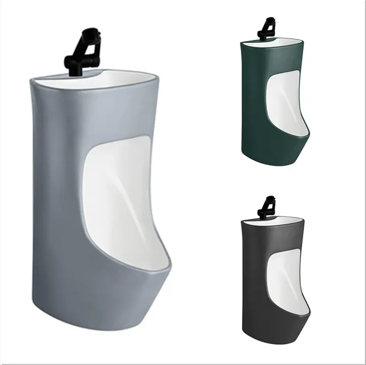Custom Colors Corner Wall Mount Urinal Wall Hung Urinal Ceramics Toilet Sink Urinal