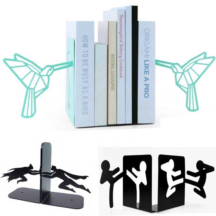 Подгонянная Подставка для книг, металлическая подставка для книг, декоративная подставка для книг для детей